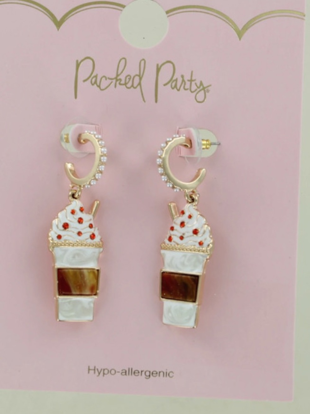 Latte Drop Earrings